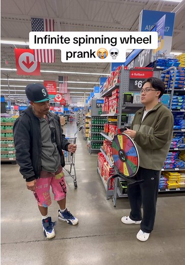 Infinite Spinning Wheel Prank — Spin the Wheel or $1?
