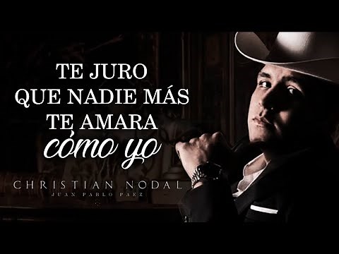 (LETRA) MI ETERNO AMOR SECRETO - Christian Nodal (Lyric Video)