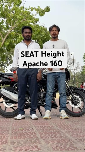 Seat Height Apache 160 2V | Kitna hai ?