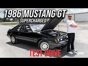 *SOLD* 1986 Ford Mustang GT Test Drive Supercharged 5.0 - 5 Speed - 34K - AC