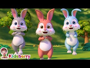 🐰 Little Bunny Song 🐇 💖 | Cute Bunny Song for Kids | Nursery Rhymes & Baby Songs - Kidsberry