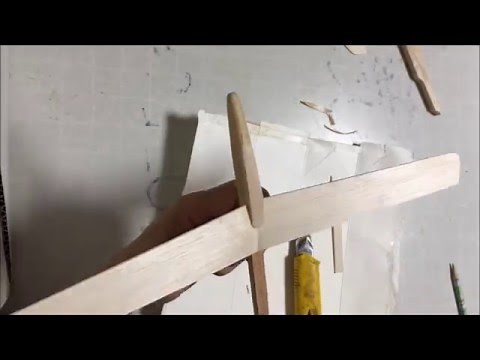 バルサ飛行機 作ってみた！Making！balsa airplane