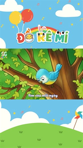 CHÚ CHIM NON TRONG VƯỜN | ĐỒ RÊ MÍ | NHẠC THIẾU NHI