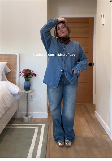 had to break out the new jacket #denimondenim #outfit #outfitinspo #casualchic @Levi’s @H&M @Dolce Vita Footwear @Etsy @ZARA