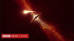 Qué es la "espaguetización", el fenómeno con el que científicos observaron el momento en el que un agujero negro devora una estrella - BBC News Mundo
