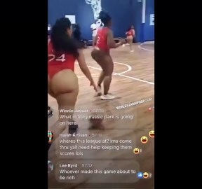 These Chick Are Playing Basketball In Swimsuits!