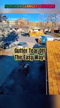 Howto Tear Off Gutters With This Handy Tear Off Tool! #Shorts