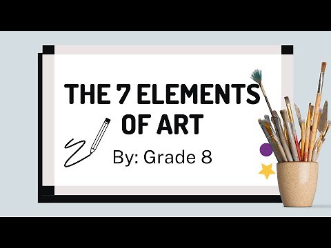 BASIC DRAWING - Elements of ART | Grade 8 Art Class - Online Class Activity