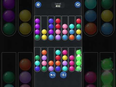 Ball Sort by Infinite Joy (V2): Levels 831, 832, 833