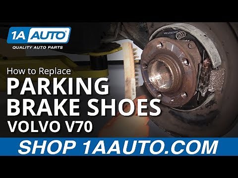 How to Replace Parking Brake Shoes 00-07 Volvo V70