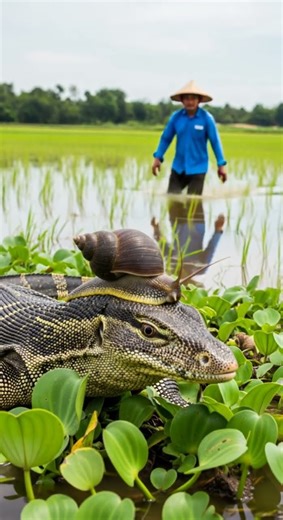 Lizard Covered in Slugs! The Man’s Gentle Care Saves The Day #wildlife #nature #animals
