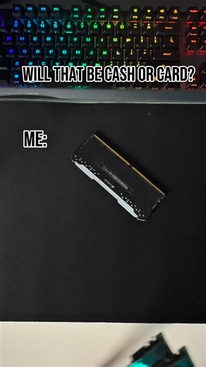 VRLA Tech on Instagram: "Cash or Card? ATP RAM 😭 #ramsticks #pcgaming #pchardware #tech #ram"