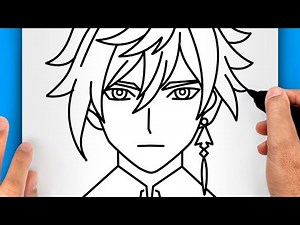 HOW TO DRAW ZHONGLI (EASY ZHONGLI DRAWING)