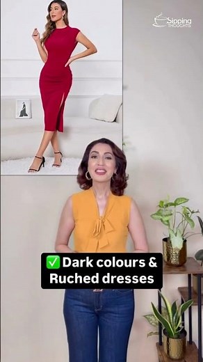 Worried About Tummy Bulge in Tight Dresses? 👗✨ Try These Styling Fixes! | @tinawaliaimagecoach