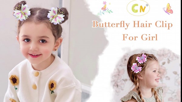 Mini Butterfly Hair Clips Tulle Mesh Lace Hair Bow Pins Butterfly Hair Barrettes Hair Accessories for Toddler Girls Wedding Festival