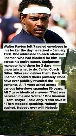 7 Children 7 Letters He Left Sealed His Teammates Found Them After He Retired