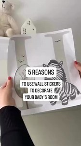 Just discovered the easiest (and cheapest) way to decorate your baby's nursery with @nurserystickers! ✨ Easy to apply & remove ✨ Looks like paint ✨ Premium materials They have up to 60% off right now! | Nursery Decor