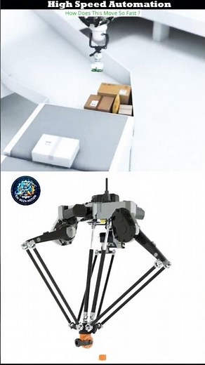 High-Speed Delta Robot in Action ⚡🤖#Automation #Robotics #DeltaRobot #Engineering