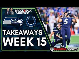 #Seahawks over Colts 18-16 - Brock & Salk Takeaways | #SeattleSports