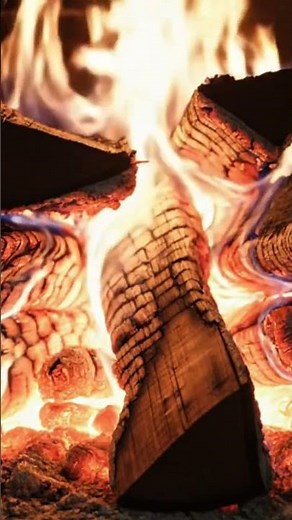 Real Crackling Fireplace 🔥 Cozy Fire Sounds (No Music)