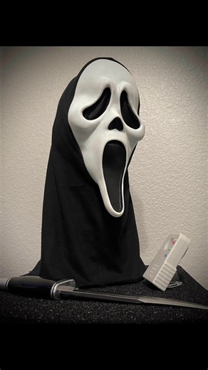 EU mask reshroud & customization ✨👻✨ Off to another happy customer!💨 ✅ cotton shroud ✅ double eye mesh ✅ velcro hood attachment #halloween #costume #mask #art #fyp