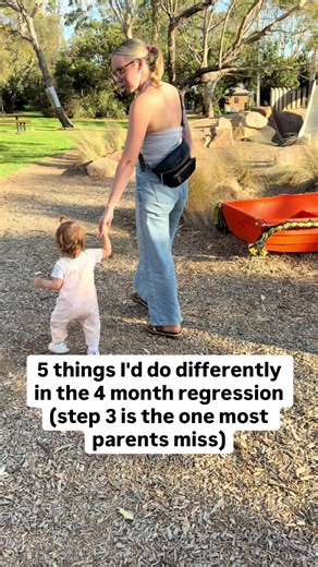 Step 1: I wouldn’t wait for the regression to ‘pass’ before teaching self-settling The 4 month regression is actually a progression - your baby’s sleep cycles mature permanently. If I had a little one at this age again, I’d teach self-settling at 4 months rather than waiting for the regression to ‘pass’. It’s the perfect time to lay the foundations for quality sleep. Step 2: I’d move to a set routine instead of following wake windows At 4 months I’d shift to a predictable routine so I’d know exa