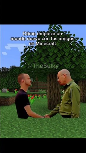 ASI EMPIEZA Y TERMINA UN MUNDO EN MINECRAFT #minecraftmemes #minecrafgameplay #overworld #minecraft