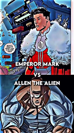 Emperor Mark vs Allen The Alien: Epic Showdown