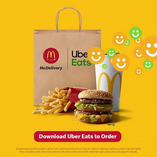 106 reactions · 16 comments | Your happy has arrived! Download UberEats to order McDelivery! 盧 | McDonald's | Facebook