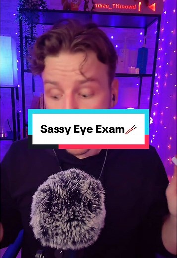 ASMR Light Trigger Eye Exam ✨ (Sassy Whisper Roleplay for Sleep) Can’t sleep? Let me guide you through a tingly ASMR eye exam using light sticks, soft whispers, and sassy personal attention to help you relax and drift off. This short ASMR roleplay includes: • Gentle male whispers • Light trigger tests & visual focus cues • Up-close hand movements & trigger words like “focus” • A slightly questionable (but fabulous) doctor Follow along and let me know in the comments—did I help you see better or 