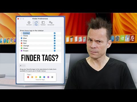 How to use tags in macOS finder