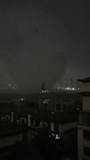 Multiple fatalities feared after a large tornado tore through Huanggang, China, causing widespread destruction and significant damage.