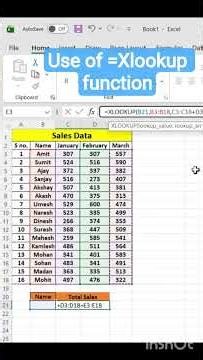 How to use of Xlookup Formula in MS Excel #exceltricks#excel