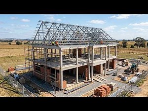 Modern Rural House Construction | Full Building Process Step by Step