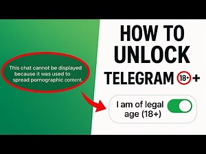 Unlock Sensitive Content on Telegram in 2 Steps (Use 100% Working Guide 2025)