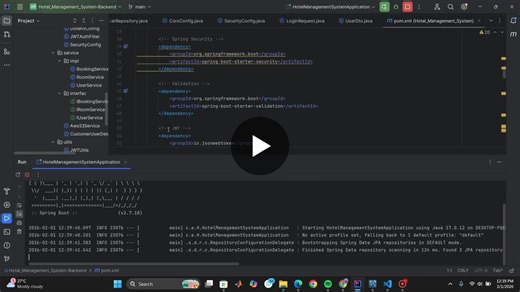 Hotel Management System with Java Spring Boot and React | sandaru samintha posted on the topic | LinkedIn