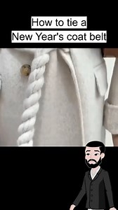 2M views · 12K reactions | New Year's Coat Belt Tying Tips #friendlyᥫᩣシ #everyonefollowers #YourThoughts #viral #Amazing #friends | Learning Curve | Facebook