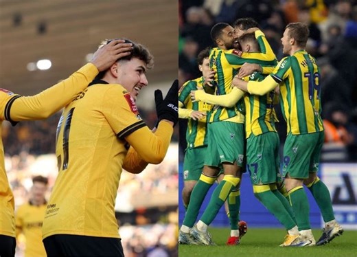 Wolves and West Brom learn FA Cup fourth round fate with one tie selected for TV coverage