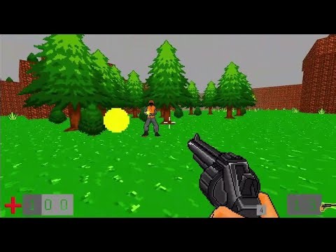 Another try EasyFPSEditor Testing weapons, decorations, enemies and pixel art textures / EFPSE