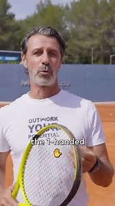 96K views · 725 reactions | One-handed vs Two-handed backhand… which one wins? 壘 #tennis #tenniscoach #backhand #onehandedbackhand #twohandedbackhand | Patrick Mouratoglou | Facebook