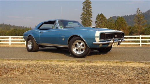 Classic muscle reborn: ’67 Chevrolet Camaro RS/SS 350 in perfect blue