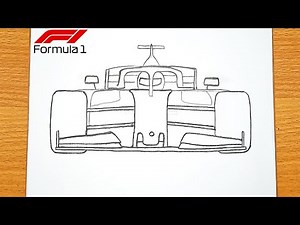 How To Draw a Formula 1 Car 🏁 Easy and Quick Drawing Tutorial 🔥