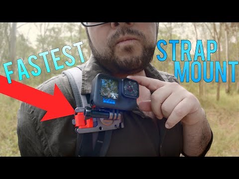 GOPRO Backpack strap clamp... Fastest And Secure!