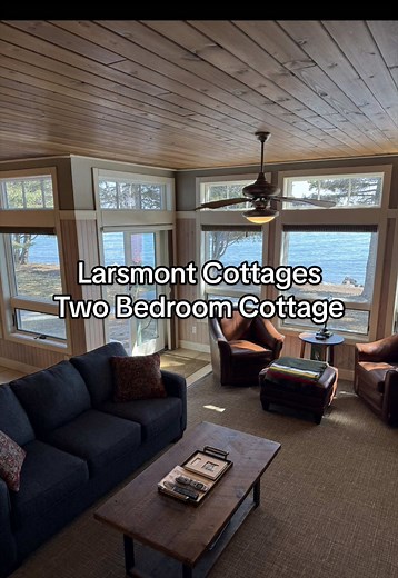 Two Bedroom Cottage Tour at Larsmont Cottages, Two Harbors