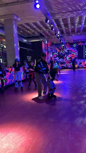 Sophia had the best day celebrating her birthday with all her friends at her rollerskating party. Brody on the other hand, was giving it his best shot 🤣🤦 | The Kern Family