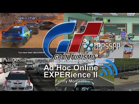 Gran Turismo PSP (PPSSPP) Ad hoc Online EXPERience II (Funny Moments)