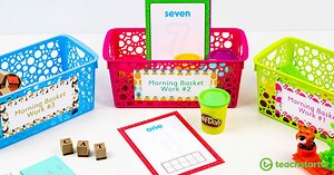 Easy Classroom Morning Routine Ideas | Morning Basket Activities