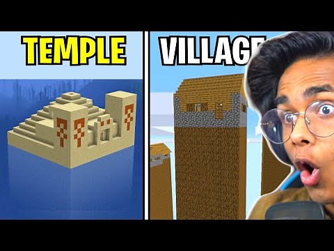 Minecraft's Most Unbelievable Rare Seeds... (Only 0.01% Chance)