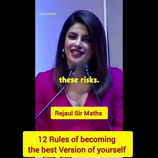 “12 Powerful Rules That Will Transform Your Personality”by Ms Priyanka Chopra 💯💯💯💯