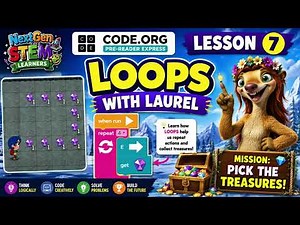 Stem Learning Activity Lesson 7 | Learn Coding for Kids | Code.org #codingforkids #blockcoding